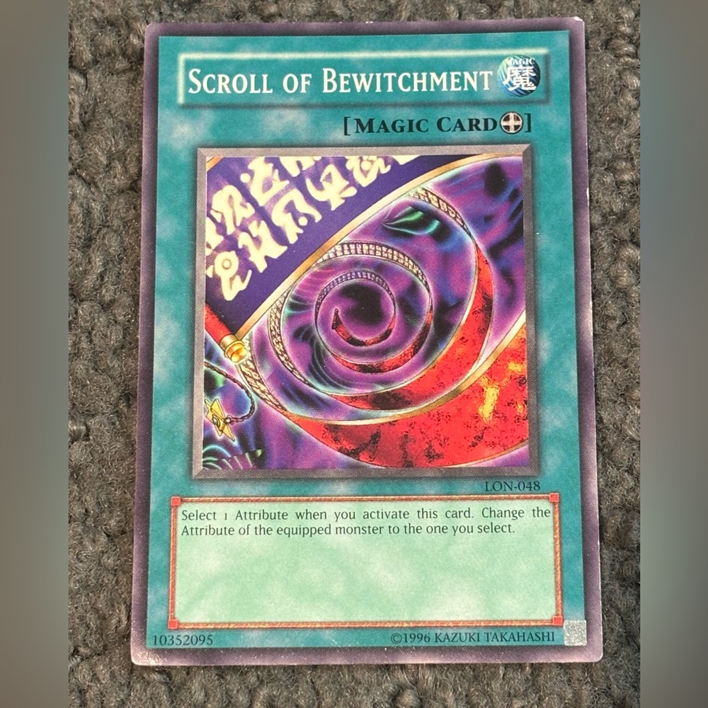 Yu-Gi-Oh Scroll of Bewitchment LON-048